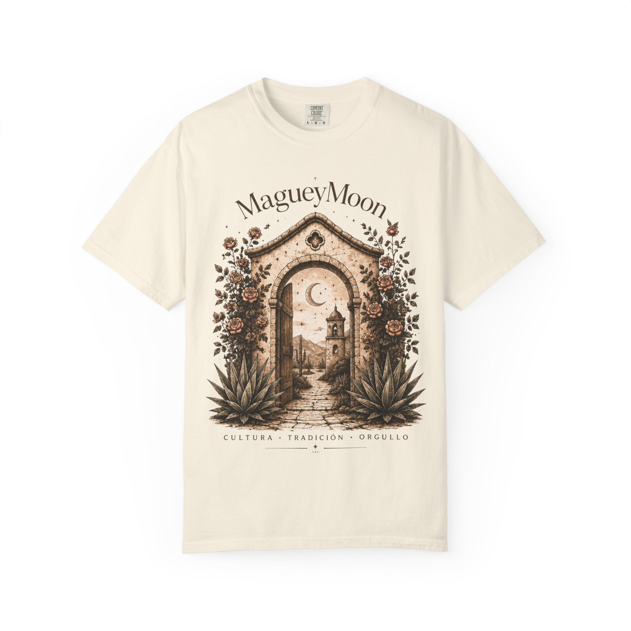 Maguey Moon Graphic T-Shirt — Desert Arch Nightscape Tee