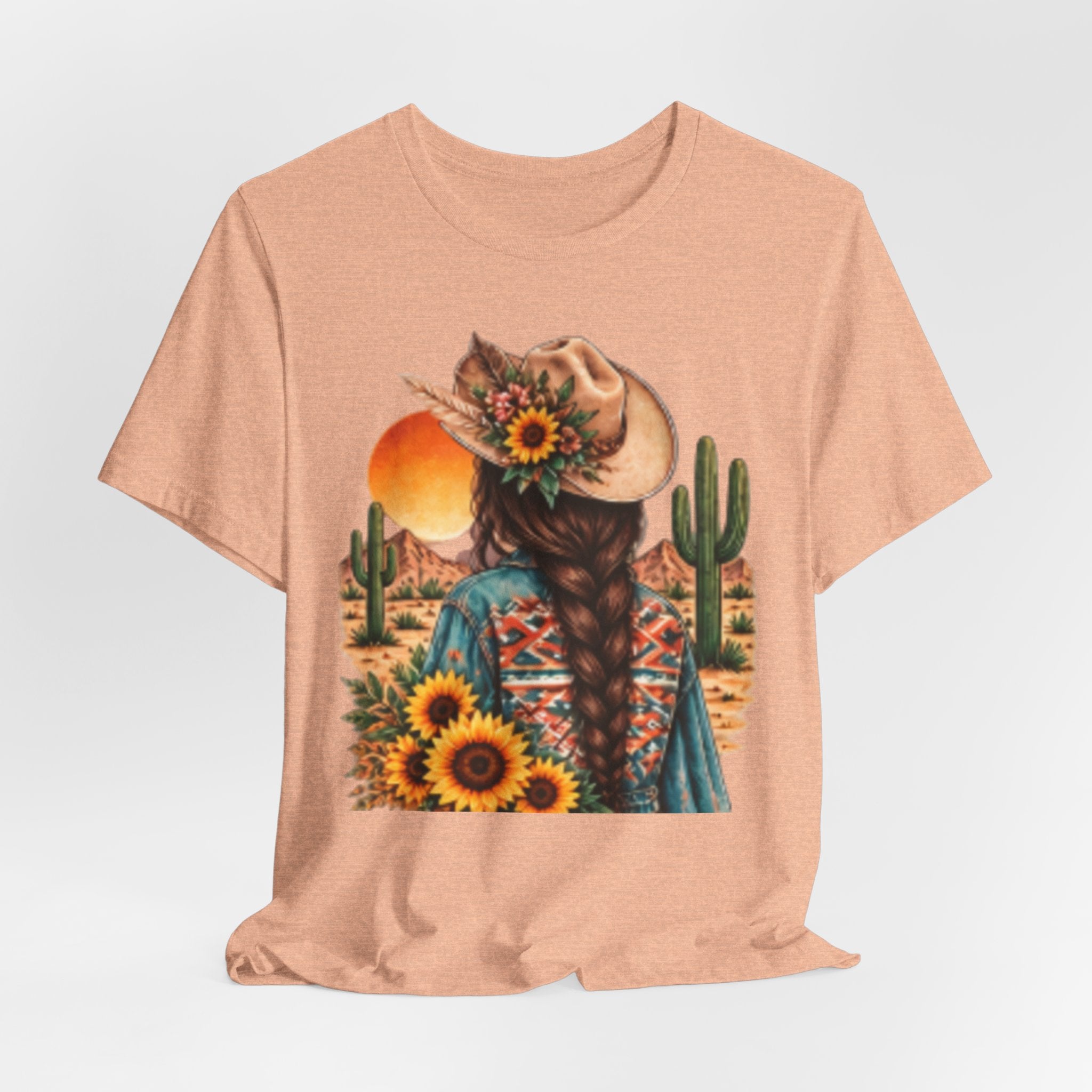 Sunflower Desert Cowgirl Tee