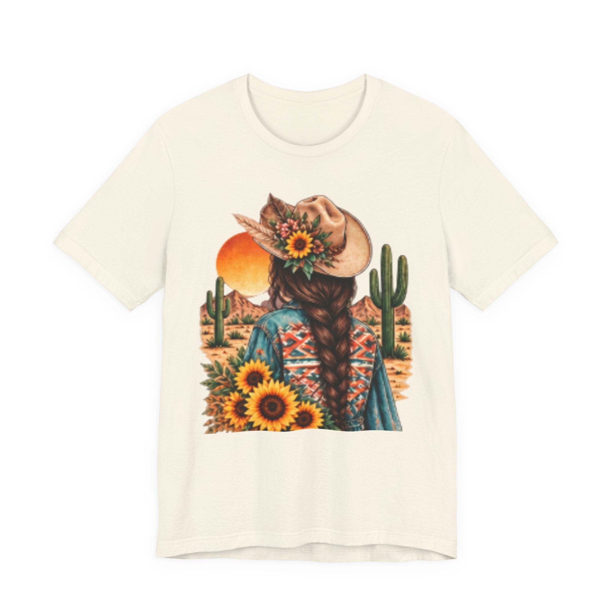 Sunflower Desert Cowgirl Tee