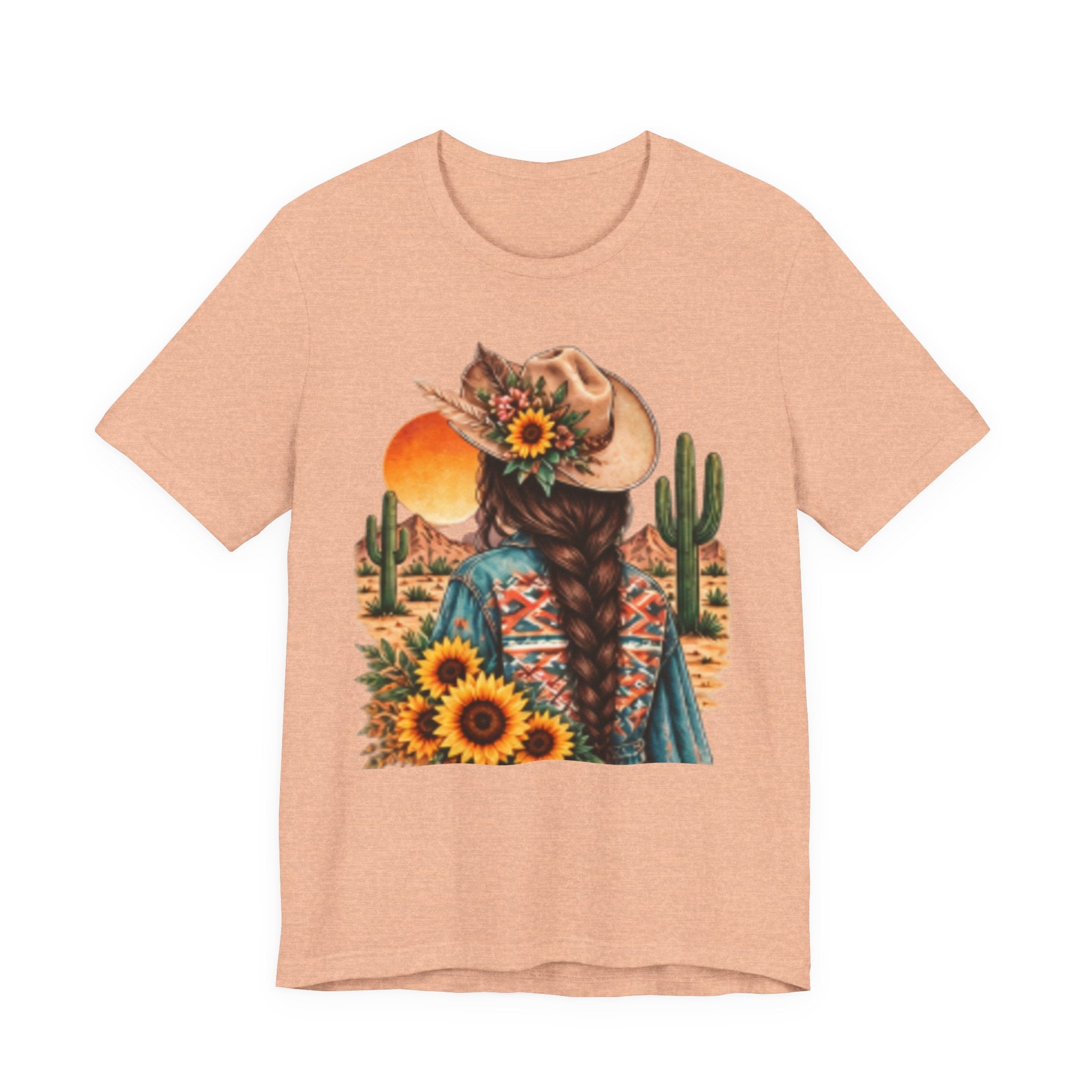 Sunflower Desert Cowgirl Tee