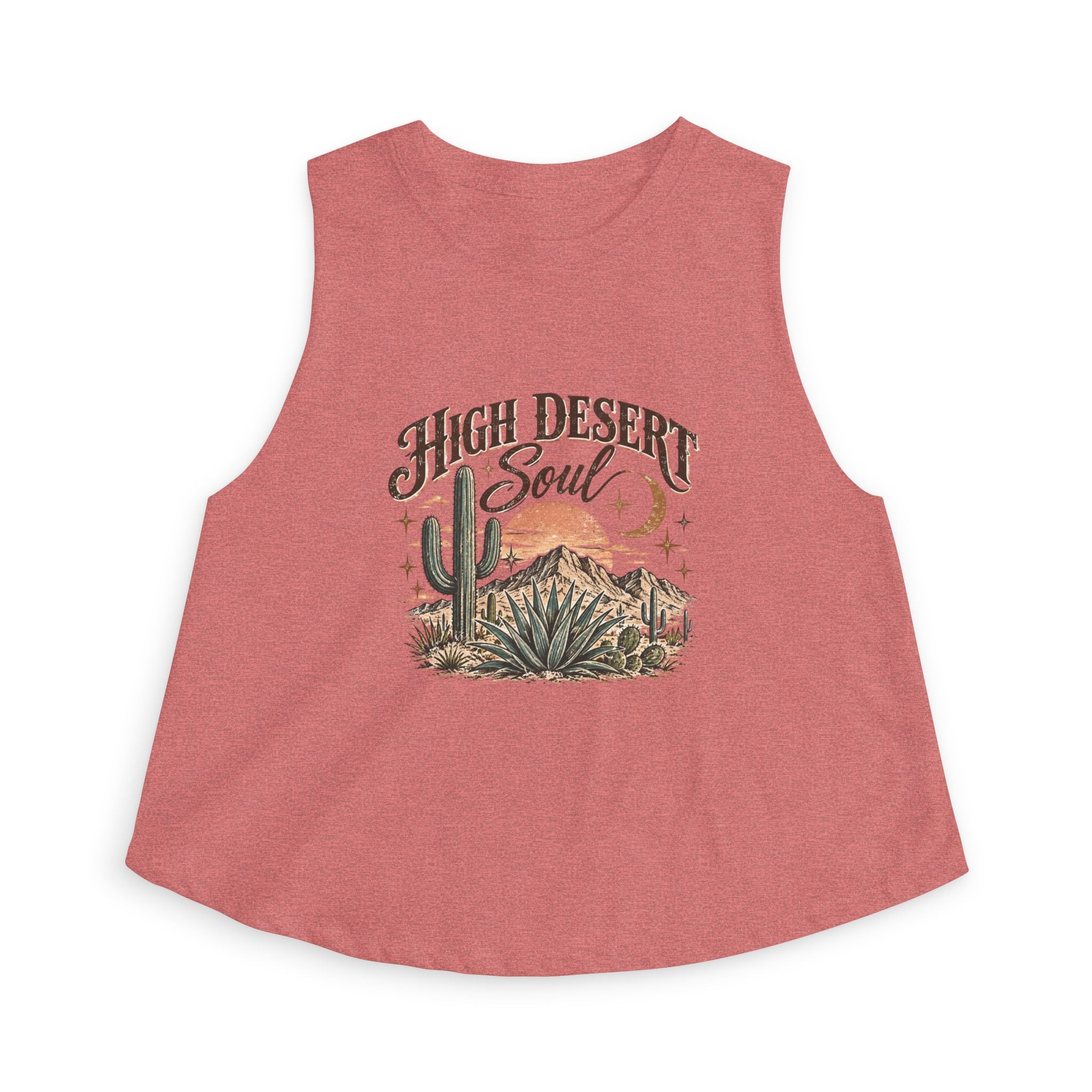 High Desert Soul Crop Top – Women's Boho Desert Graphic Tank