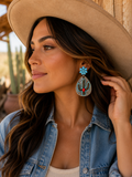 Desert Bloom Turquoise Earrings