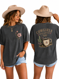 Cowgirls Need Coffee Too Tee